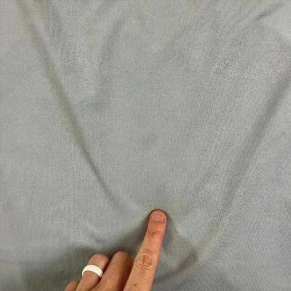 Nike Golf Dri-Fit Mickey Mouse Disney Parks Men's Polo Sz L Striped Yellow Gray - Picture 4 of 11